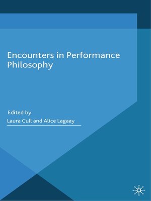 cover image of Encounters in Performance Philosophy